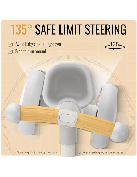 Bicicleta de Equilibrio Umatoll B402 para Bebés 12-24 Meses