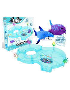 Conjunto Acuario ZhuZhu con 2 Peces y Accesorios