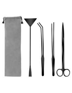 Kit de herramientas de aquascape Quarium 4 en 1 acero inoxidable