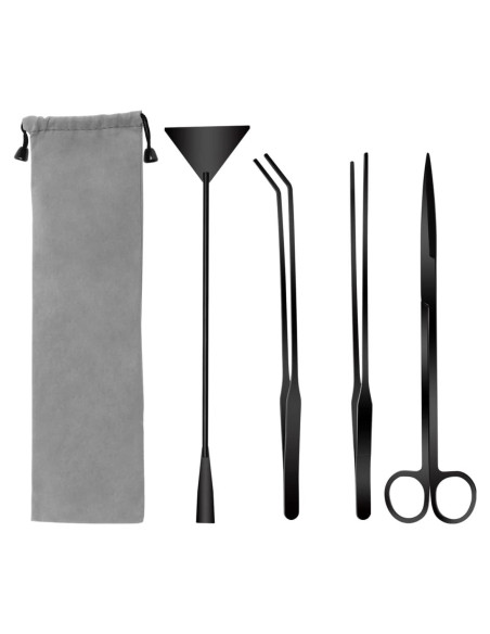 Kit de herramientas de aquascape Quarium 4 en 1 acero inoxidable
