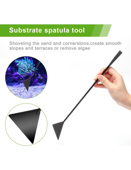 Kit de herramientas de aquascape Quarium 4 en 1 acero inoxidable