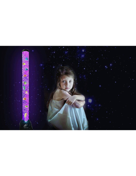 Lámpara Acuática Sensorial Lightahead 4FT con 10 Peces Flotantes