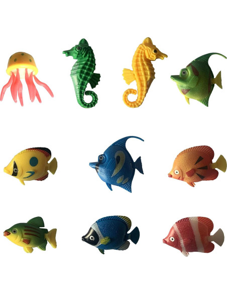 Lámpara Acuática Sensorial Lightahead 4FT con 10 Peces Flotantes