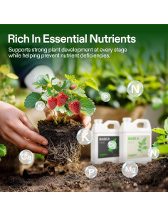 Nutrientes Líquidos Base A y B VIVOSUN 0.95L Fertilizante 2