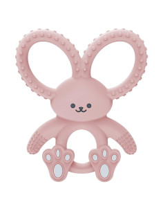Mordedor Suave Dr. Brown's Flexees Conejito Rosa 100% Silicona 3m+