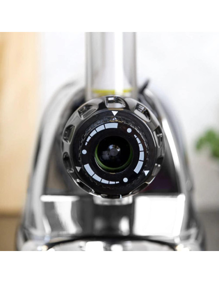 Exprimidor Omega J8006HDC Prensa Fría 200W Cromo 32oz