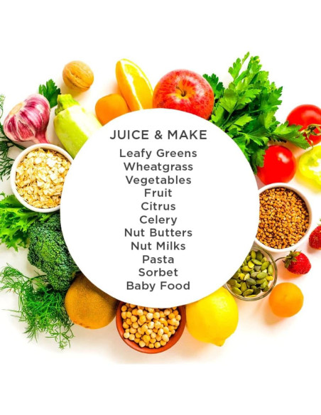 Exprimidor Omega J8006HDC Prensa Fría 200W Cromo 32oz