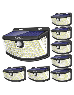 Luces Solares Aootek 120 LEDs con Sensor de Movimiento