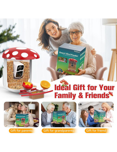 Comedero Inteligente PeckCam con Cámara 2K y Solar