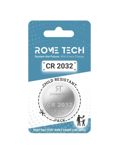 Baterías CR2032 Rome Tech para medidor de glucosa 3V