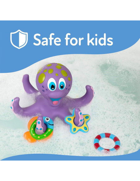 Juguete de Baño Flotante Pulpo Nuby 18+ Meses Púrpura