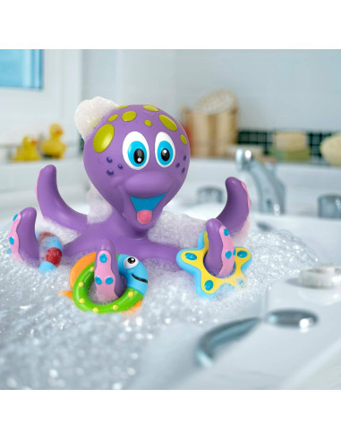 Juguete de Baño Flotante Pulpo Nuby 18+ Meses Púrpura