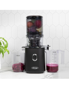 Exprimidor Omega 150W Prensa Fría con Tolva de Lote Negro 2