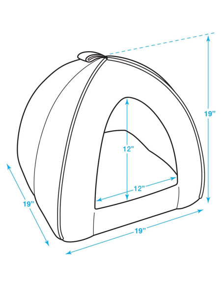 Tienda Suave para Perro y Gato Best Pet Marino 48cm