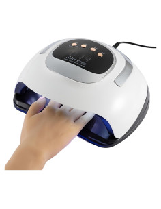 Lámpara de Uñas LED UV DMJWAN 320W 72 Perlas 4 Temporizadores