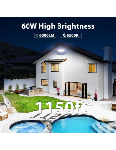 Foco LED iMaihom 60W 6000LM 3 Cabezas Ajustables IP65 2
