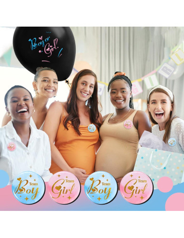 Pins de Revelación de Género 60Pcs 4.4cm - Mr Cozy