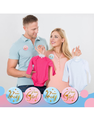 Pins de Revelación de Género 60Pcs 4.4cm - Mr Cozy