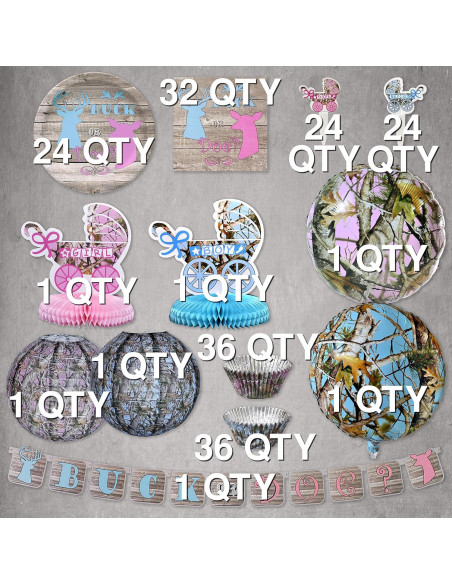 Kit Fiesta Revelación de Género 24 Invitados Havercamp