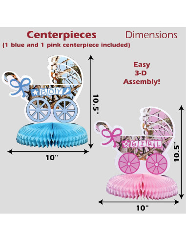 Kit Fiesta Revelación de Género 24 Invitados Havercamp