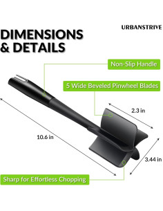 Picador de Carne Urbanstrive JBQ-HEIS Antideslizante Negro 2