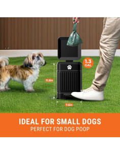 Cubo de Basura para Excremento de Perro Pupzle 19x19x29cm 2