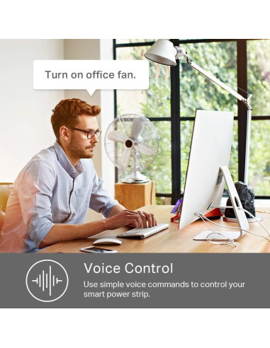 Regleta Inteligente Kasa TP-Link HS300 6 Enchufes USB Blanco