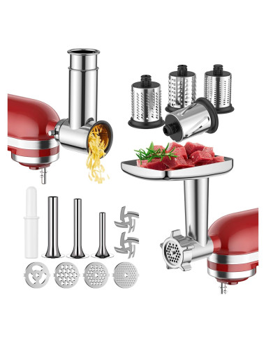 Accesorio Picadora y Ralladora GVODE para Mezclador KitchenAid