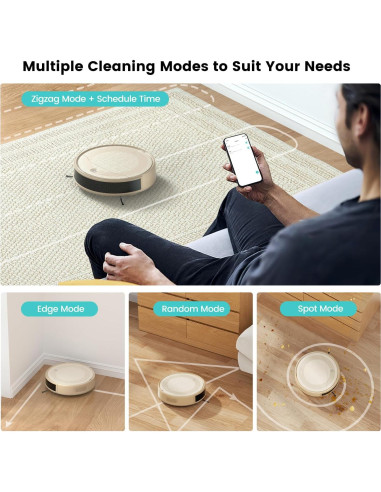 Aspiradora Robot Lefant M310C 4500Pa Autocargable 160min