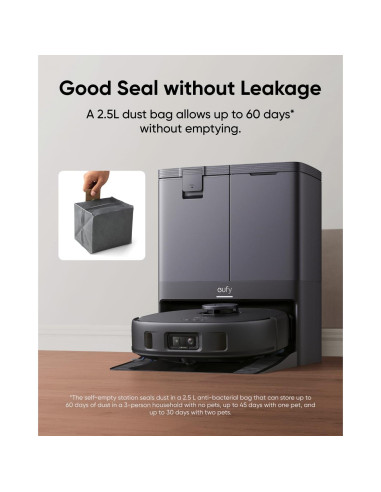 Bolsas de Polvo eufy para Aspiradora Robot X10 Pro Omni