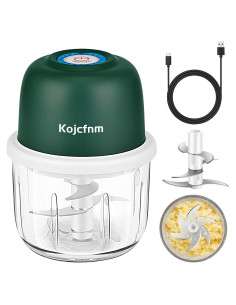 Picador de Alimentos Kojcfnm 350ml Inalámbrico Verde