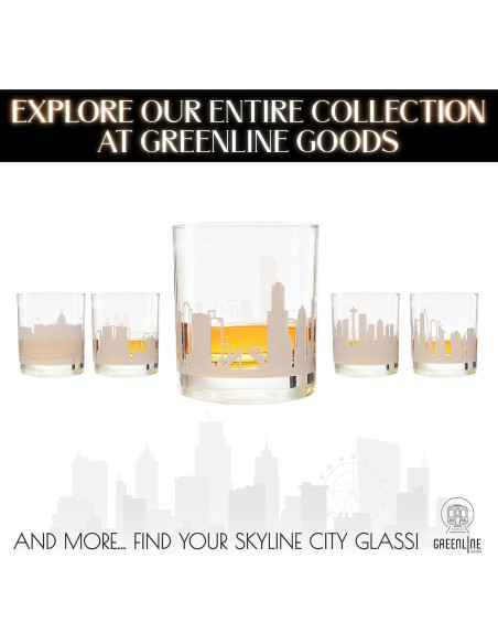 Vasos de Whisky Greenline Goods - Juego de 2 - Chicago