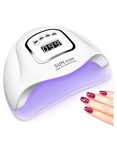 Lámpara de Uñas UV LED 150W Profesional con Temporizador