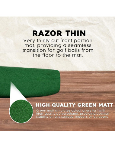 Tapete de Golf Upstreet Putt Interior - Set 2 Tapetes y 2 Pelotas