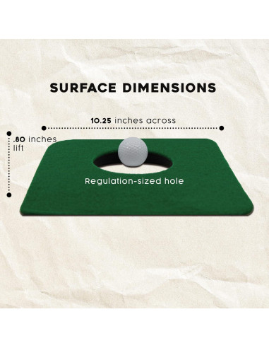 Tapete de Golf Upstreet Putt Interior - Set 2 Tapetes y 2 Pelotas