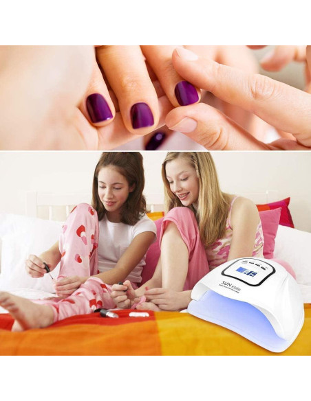 Lámpara de Uñas UV LED 150W Profesional con Temporizador