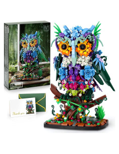 Set de Construcción JOJO&Peach Búho Floral 1193 Piezas