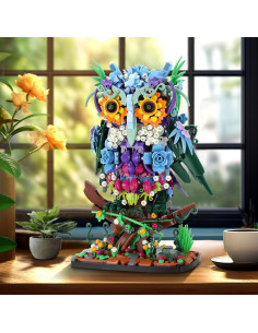 Set de Construcción JOJO&Peach Búho Floral 1193 Piezas 2
