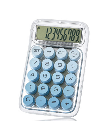 Calculadora Mr. Pen 10 Dígitos Azul Pantalla LCD Grande