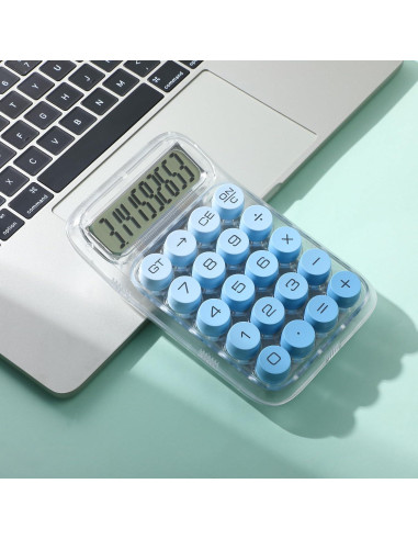 Calculadora Mr. Pen 10 Dígitos Azul Pantalla LCD Grande