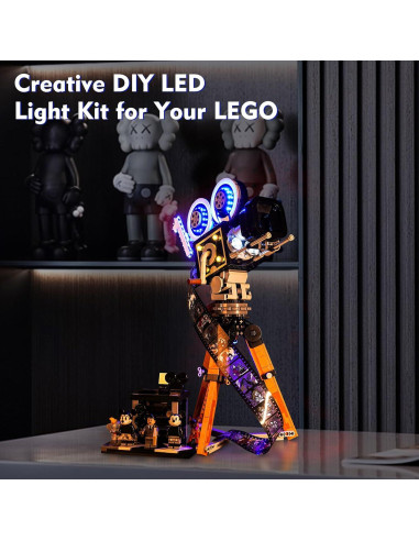 Kit de Luz LED LocoLee para Cámara LEGO 43230 Control de Luz