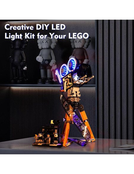 Kit de Luz LED LocoLee para Cámara LEGO 43230 Control de Luz