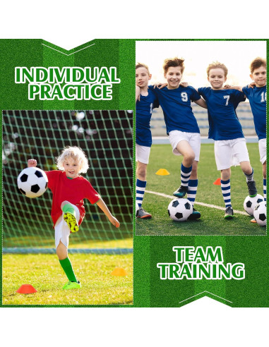 Hanaive 100 Mini Conos de Fútbol 12,7 cm para Entrenamiento