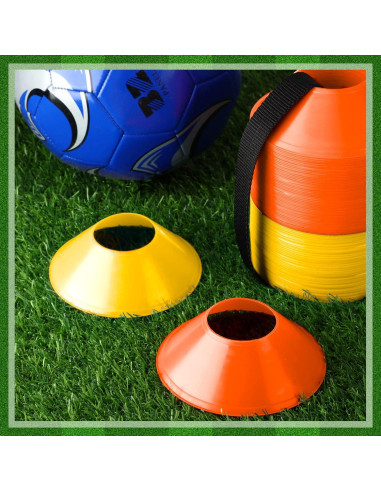 Hanaive 100 Mini Conos de Fútbol 12,7 cm para Entrenamiento