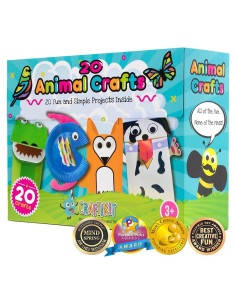 Craftikit 20 Kits de Manualidades de Animales para Niños