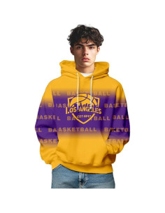 Sudadera con Capucha Baloncesto Ciudad Unisex S-3XL 2