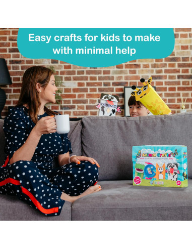 Craftikit 20 Kits de Manualidades de Animales para Niños