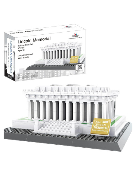 Juego de Bloques Monumento a Lincoln Apostrophe 979 Piezas