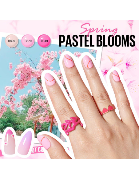 Kit de Esmalte de Uñas en Gel MEFA 42 Colores 59 Piezas