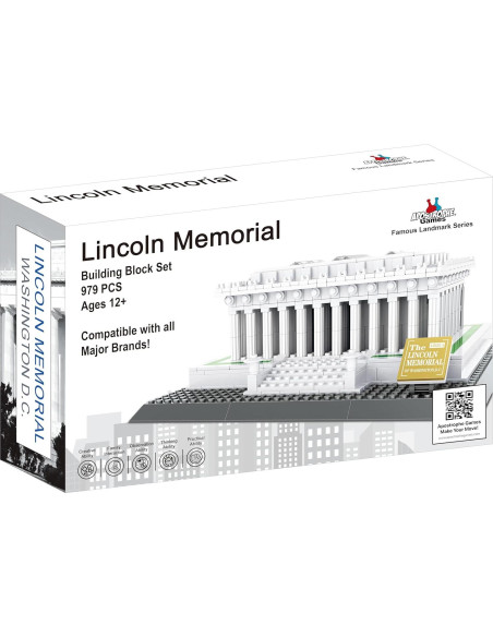 Juego de Bloques Monumento a Lincoln Apostrophe 979 Piezas